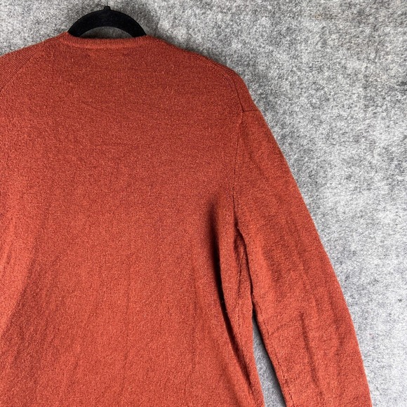Madewell Sweater Womens Small Red Orange‎ Kent Cardigan Soft Open Wool Alpaca - Picture 11 of 14